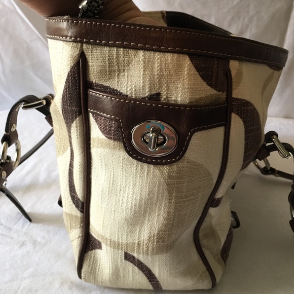 Coach Signature Tonal Gallery Tote Shoulder Bag - Picture 5 of 10